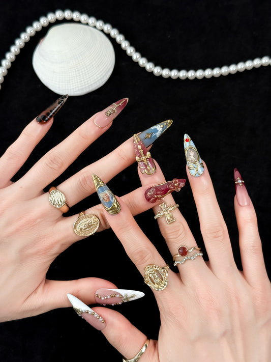 Angel’s Blush - NailVesta press-on nails image 1
