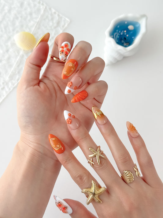 Golden Nectar - NailVesta press-on nails image 1