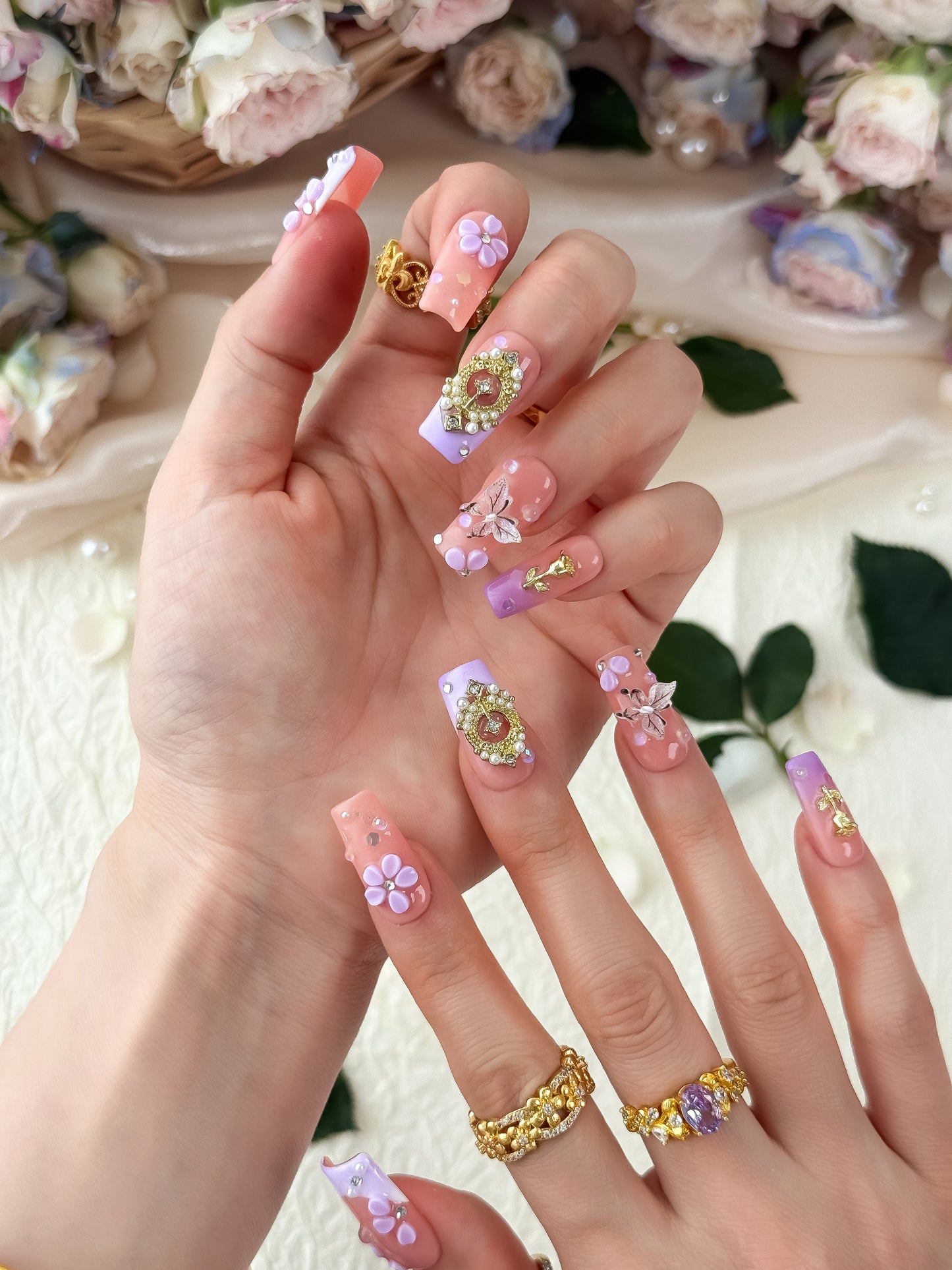 Lavender Bloom - NailVesta press-on nails image 2