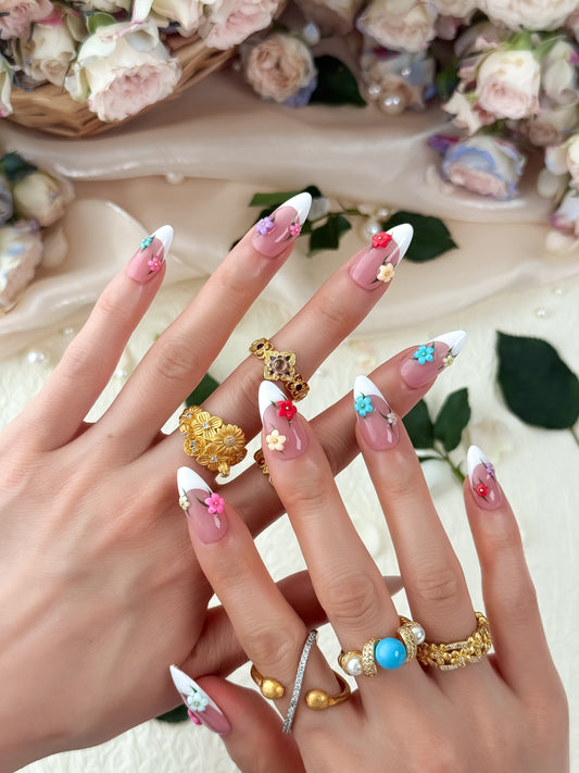 Meadow Petals - NailVesta press-on nails image 1