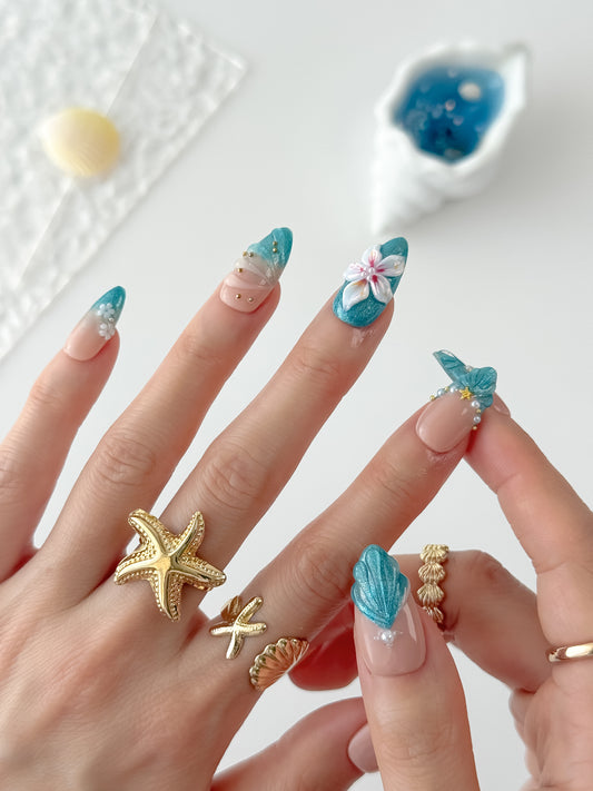 Mermaid Glam - NailVesta press-on nails image 1