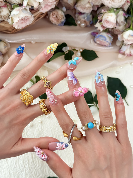 Pastel Bloom - NailVesta press-on nails image 1