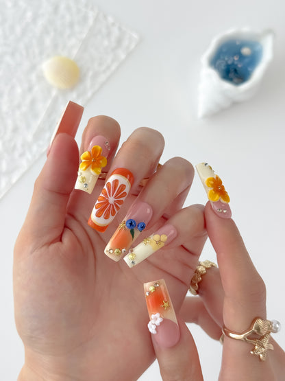 Apricot Cream - NailVesta press-on nails image 1