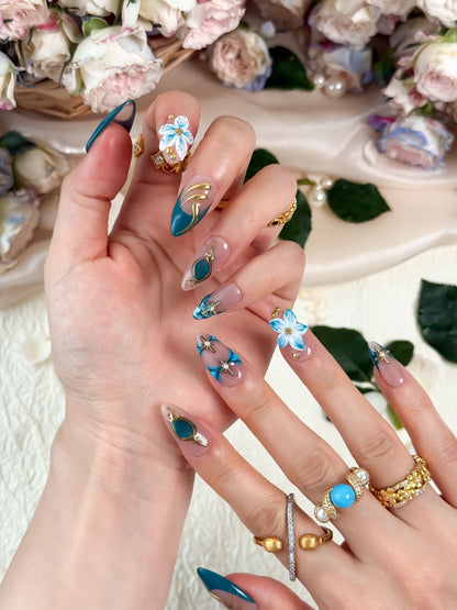 Azure Muse - NailVesta press-on nails image 2