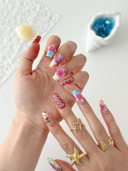 Dreamy Sakura - NailVesta press-on nails image 1