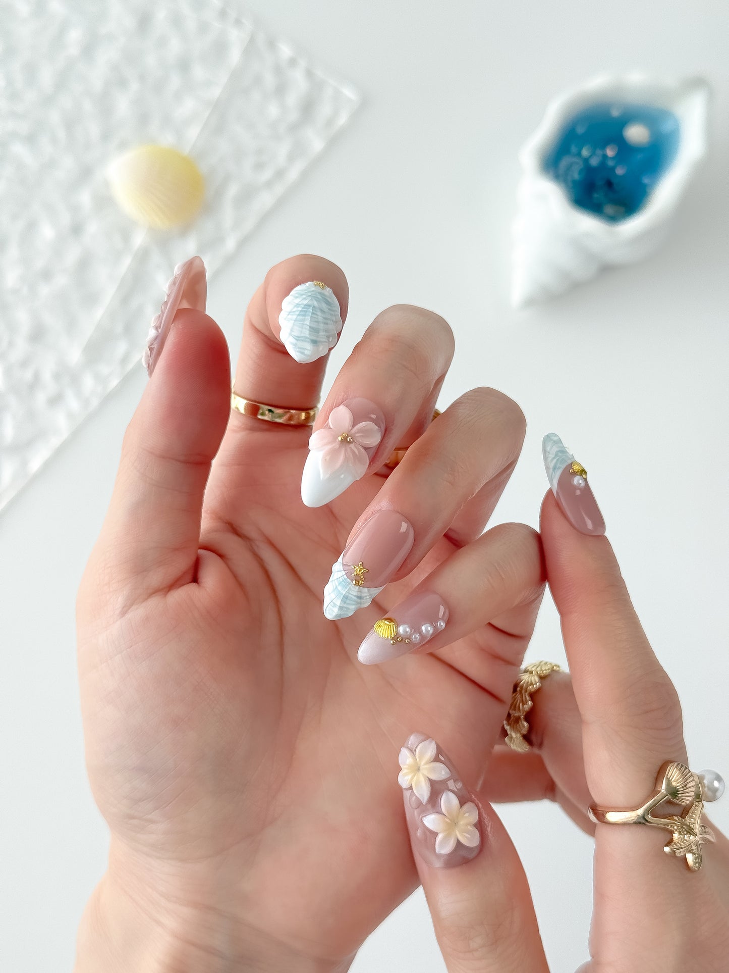 Floral Drip - NailVesta press-on nails image 2