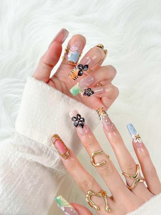 Floral Muse - NailVesta press-on nails image 1