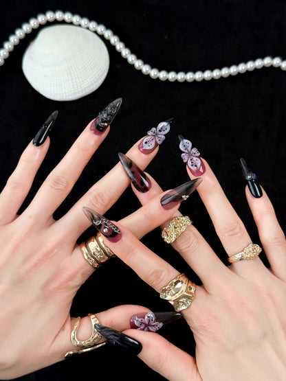 Gothic Mirage - NailVesta press-on nails image 1