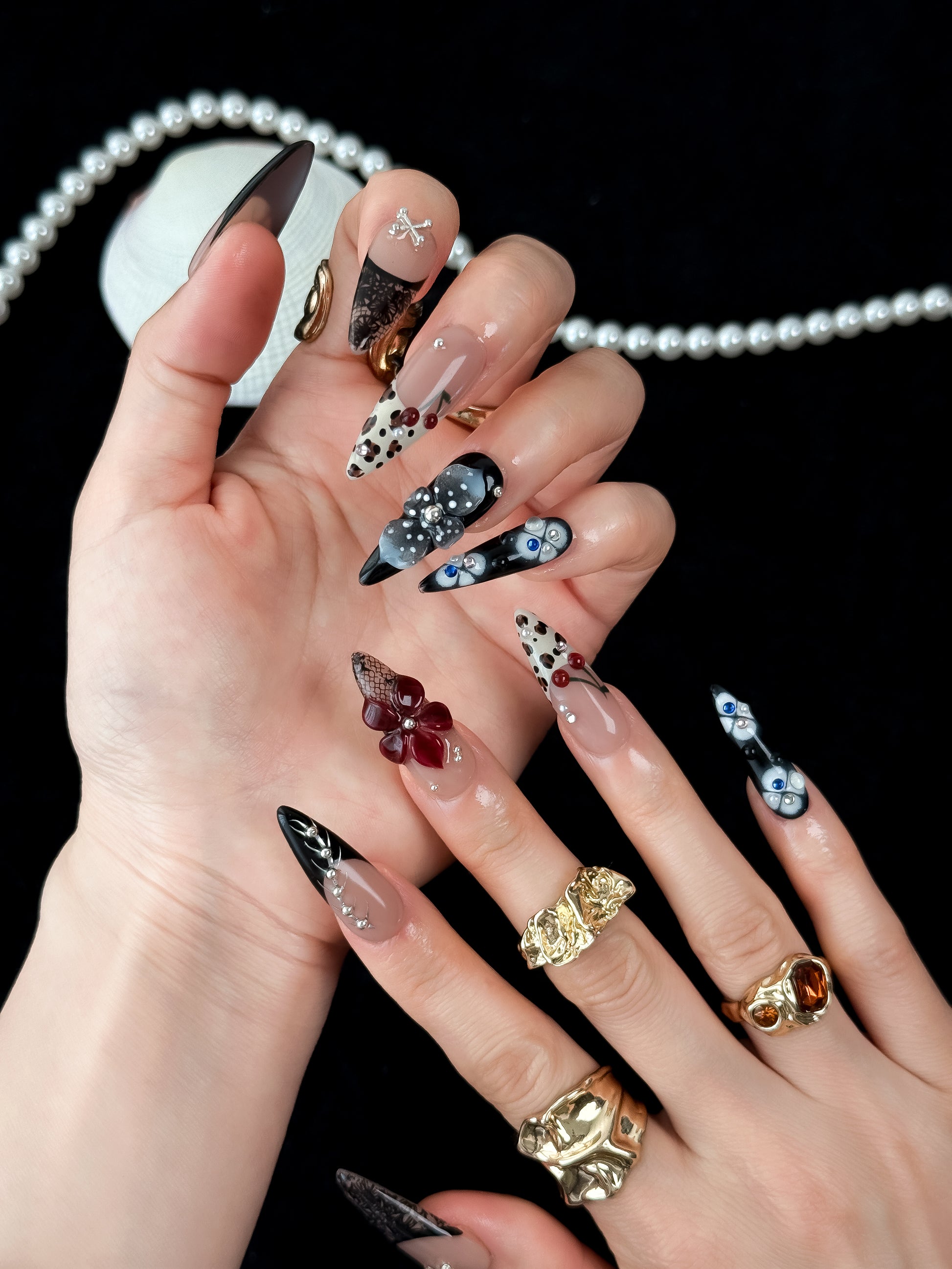 Gothic Mist - NailVesta press-on nails image 2