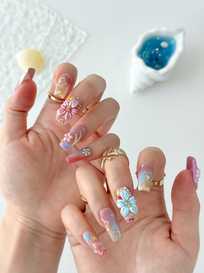 Island Paradise - NailVesta press-on nails image 1