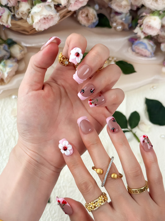 Lady Cherry - NailVesta press-on nails image 1