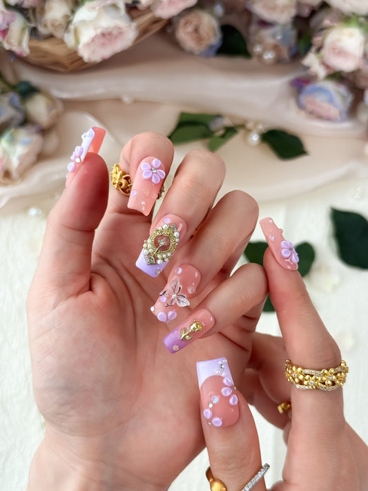 Lavender Bloom - NailVesta press-on nails image 1