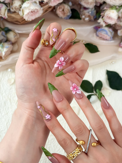 Leaf Petals - NailVesta press-on nails image 2