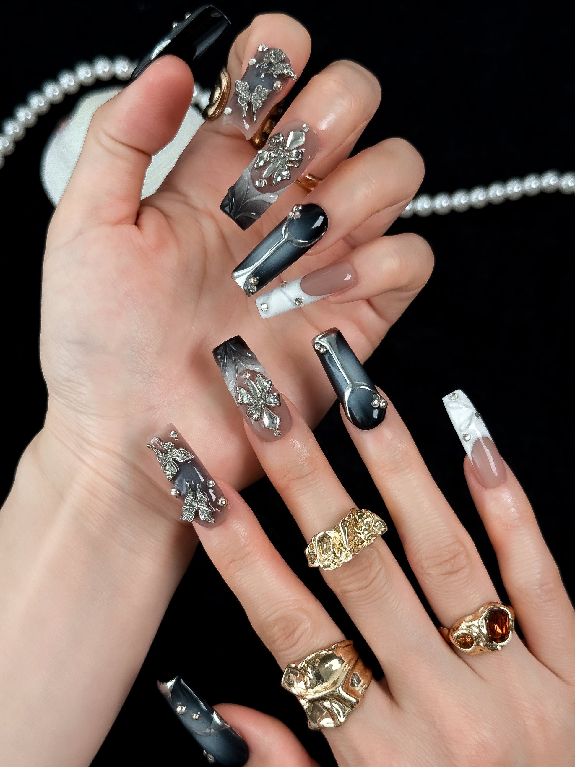 Lunar Whisper - NailVesta press-on nails image 2