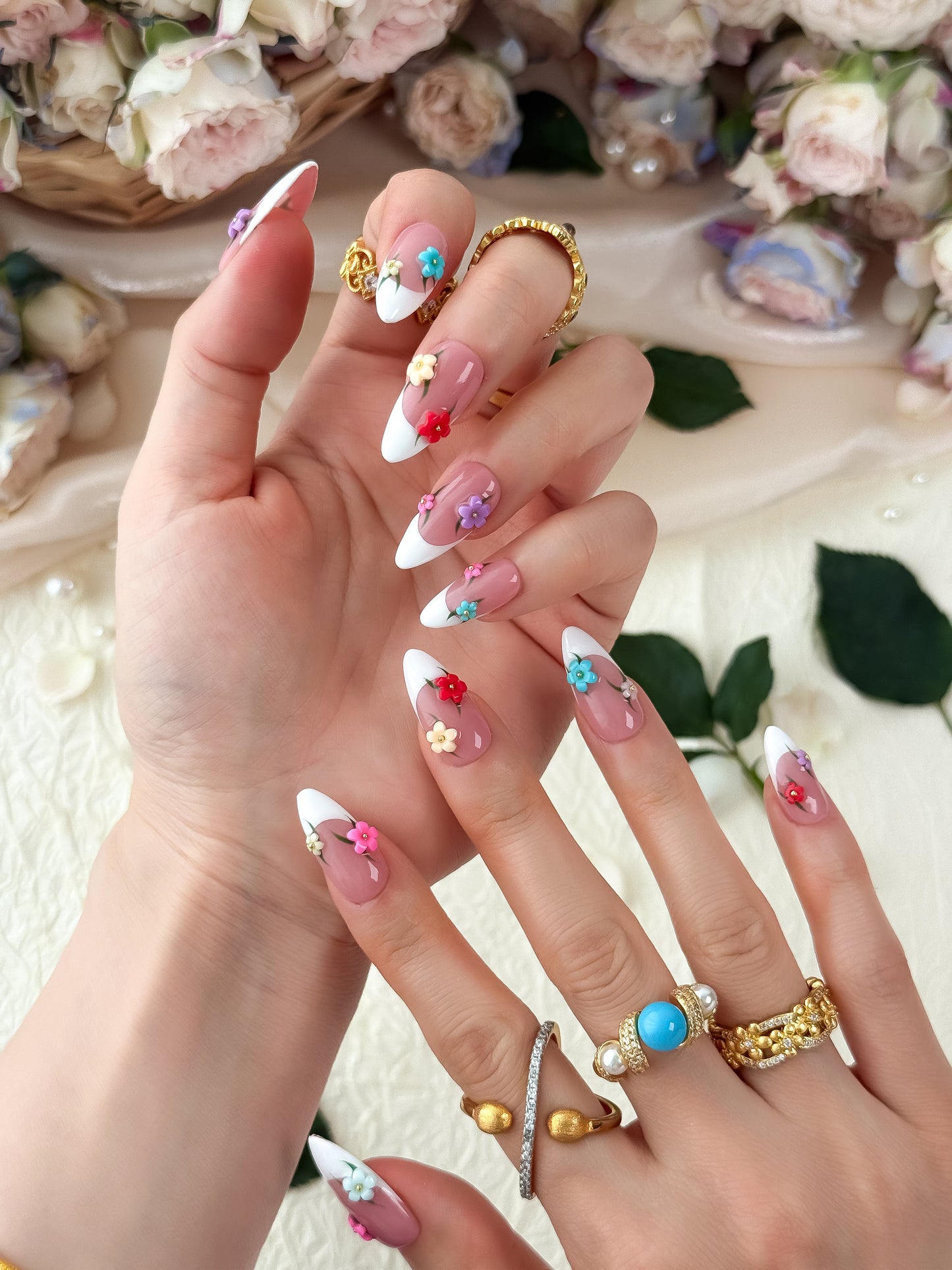 Meadow Petals - NailVesta press-on nails image 2