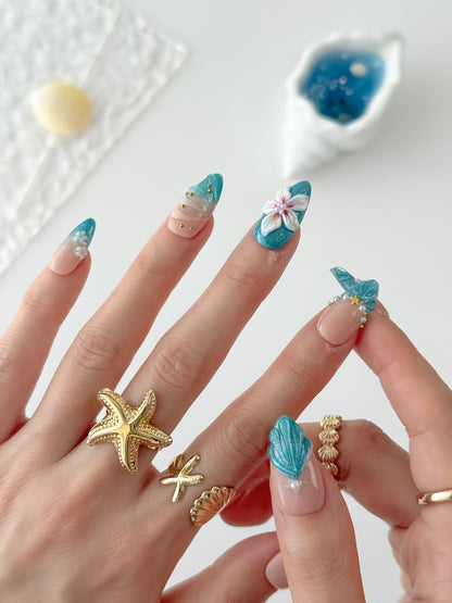 Mermaid Glam - NailVesta press-on nails image 1