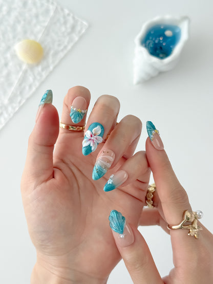 Mermaid Glam - NailVesta press-on nails image 2