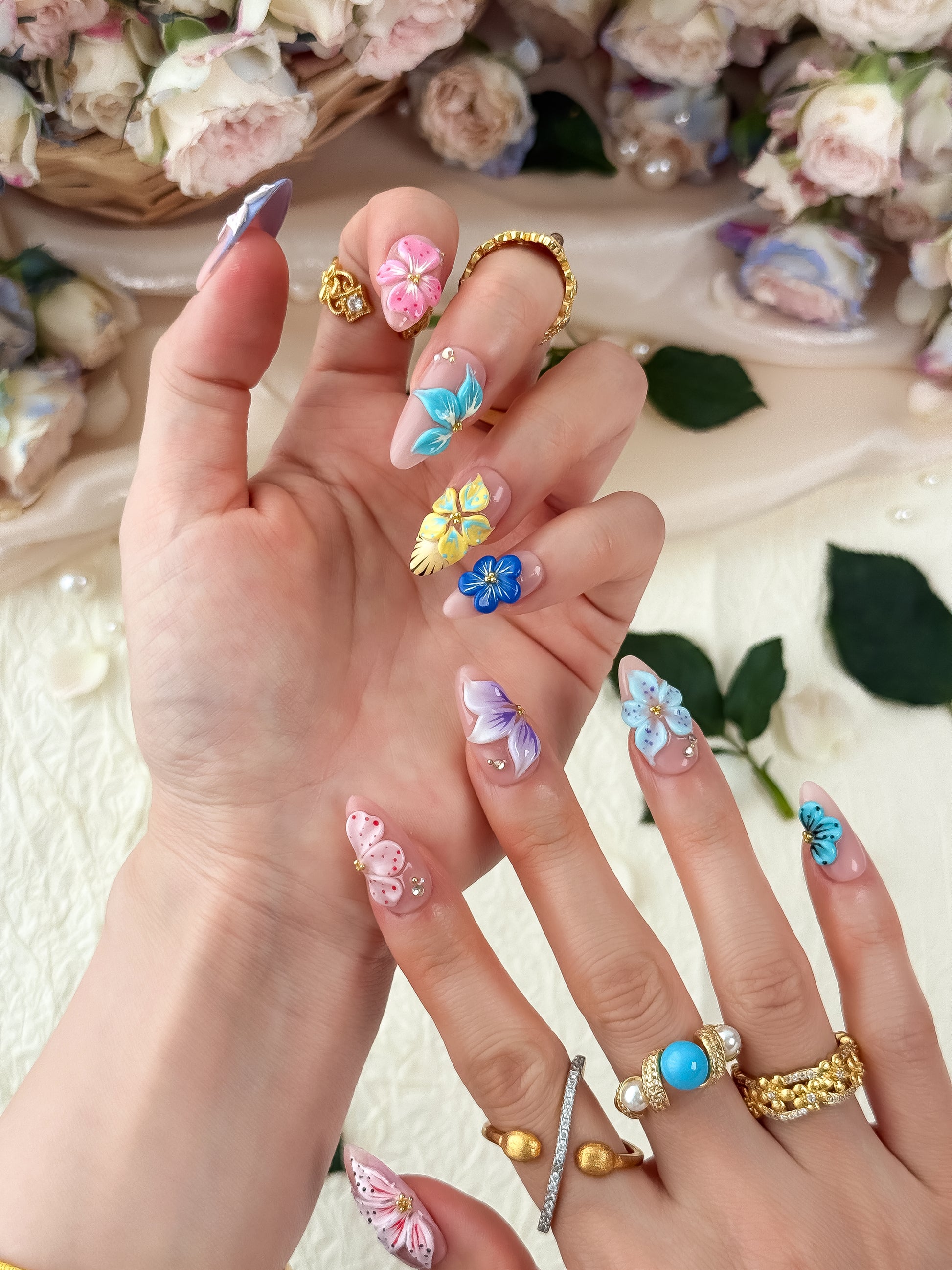Pastel Bloom - NailVesta press-on nails image 2