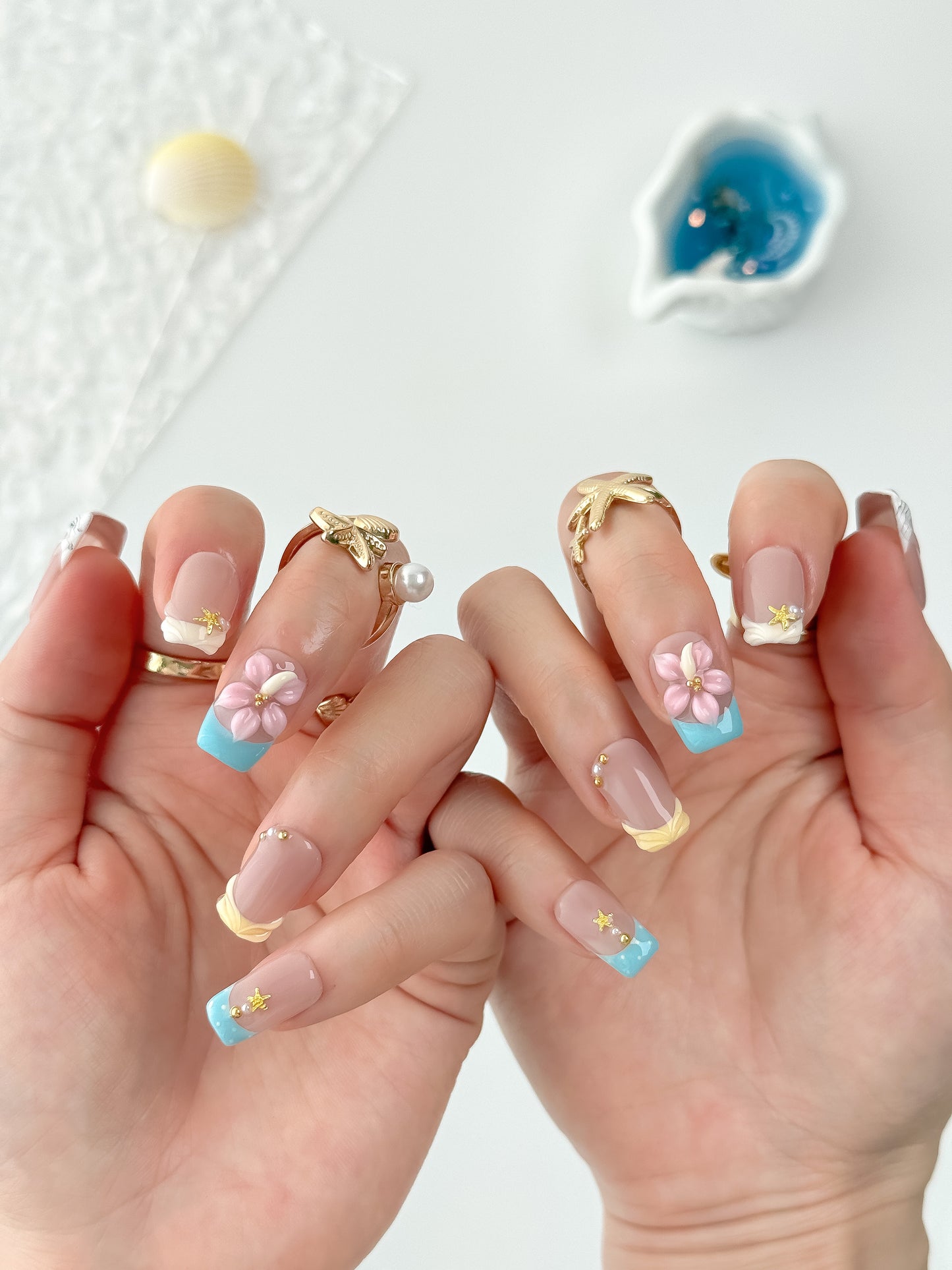 Pastel Coast - NailVesta press-on nails image 1