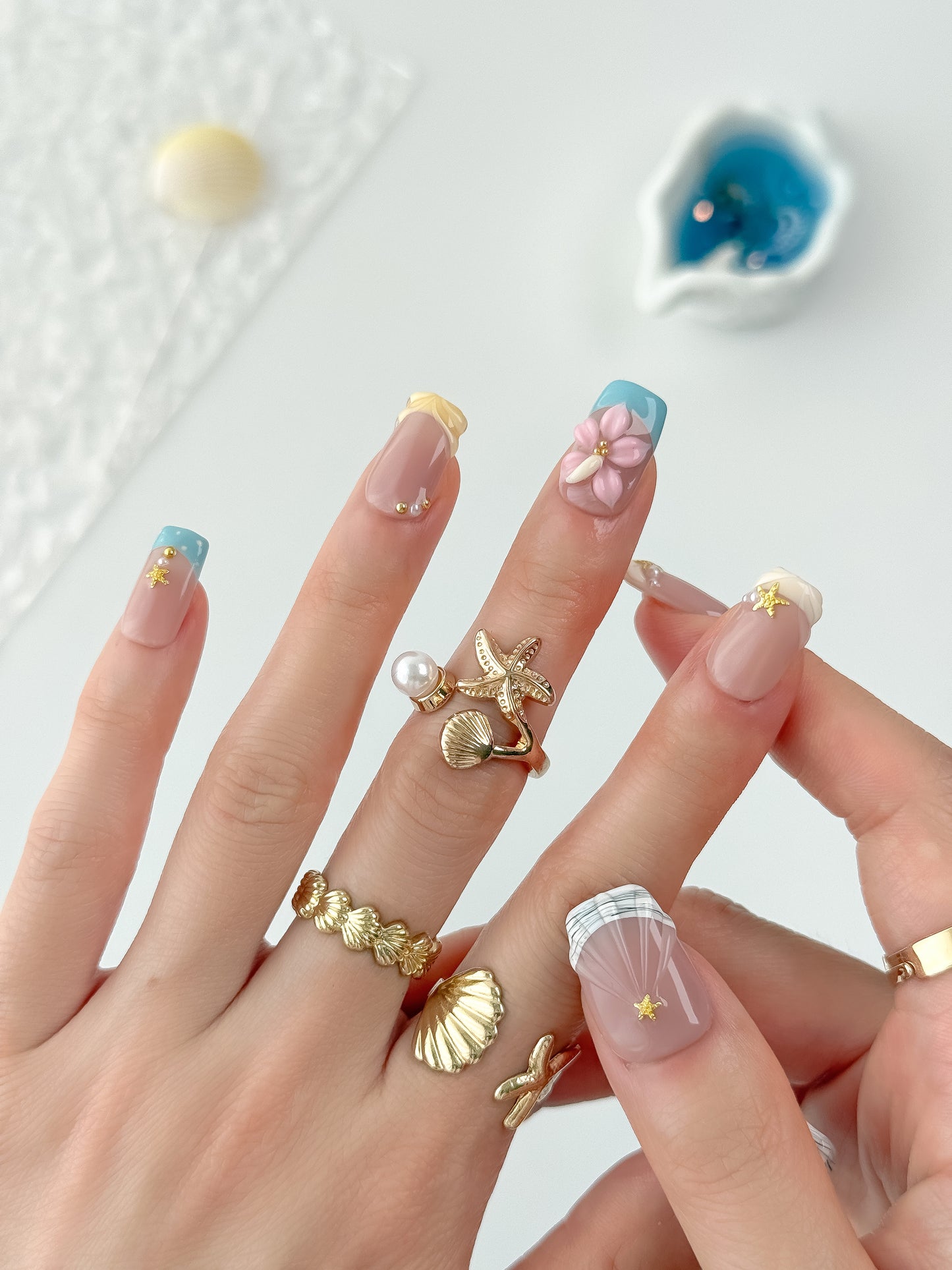Pastel Coast - NailVesta press-on nails image 2