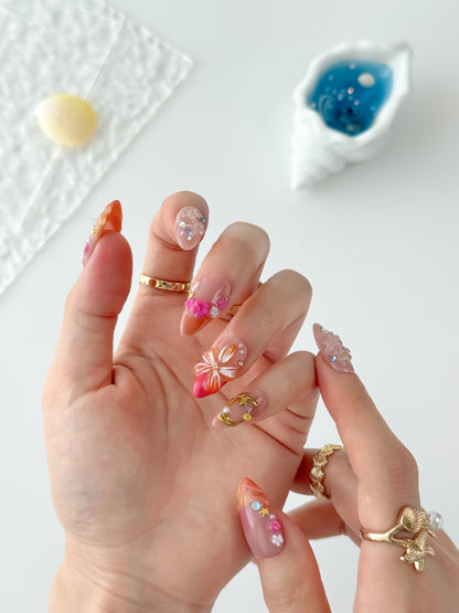 Peach Ember - NailVesta press-on nails image 2