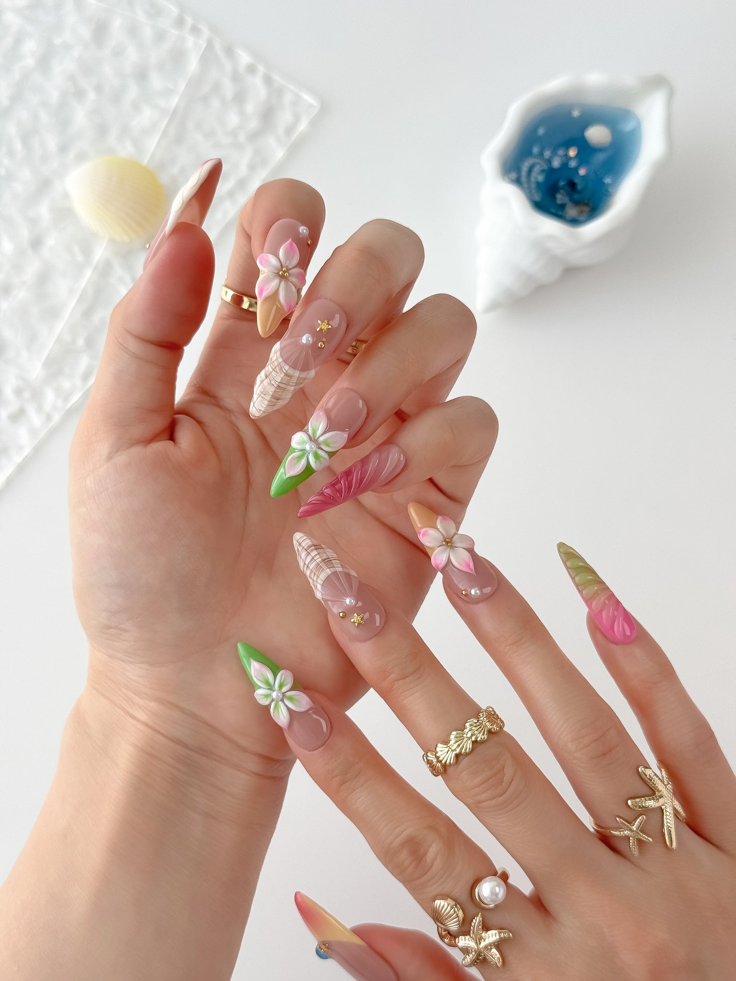 Petal Gelato - NailVesta press-on nails image 1