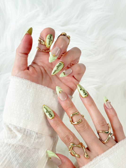 Rose Eden - NailVesta press-on nails image 1