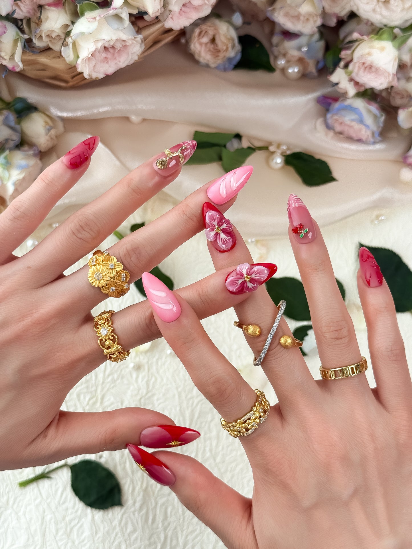 Rouge Letter - NailVesta press-on nails image 1