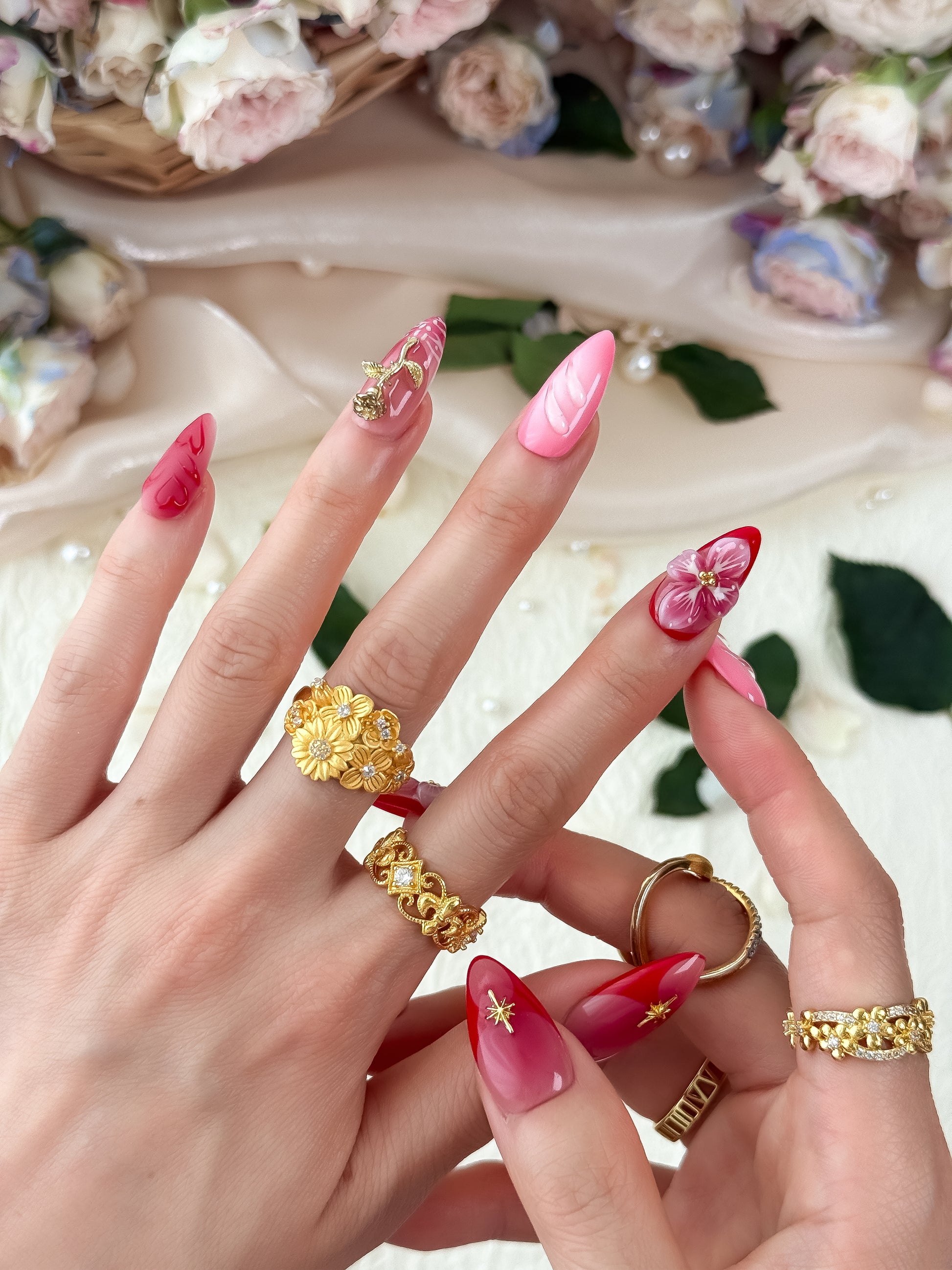 Rouge Letter - NailVesta press-on nails image 2