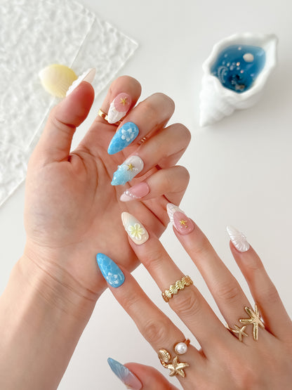 Seafoam Jewel - NailVesta press-on nails image 2
