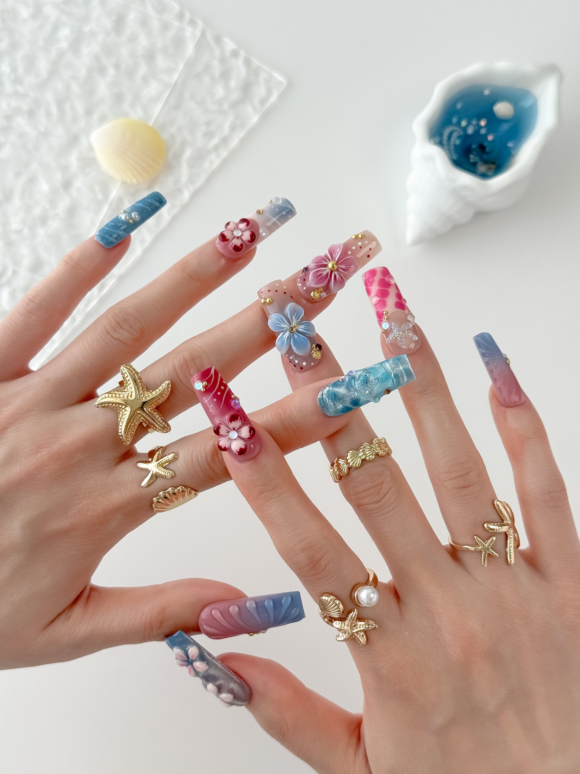 Seaside Sundae - NailVesta press-on nails image 2