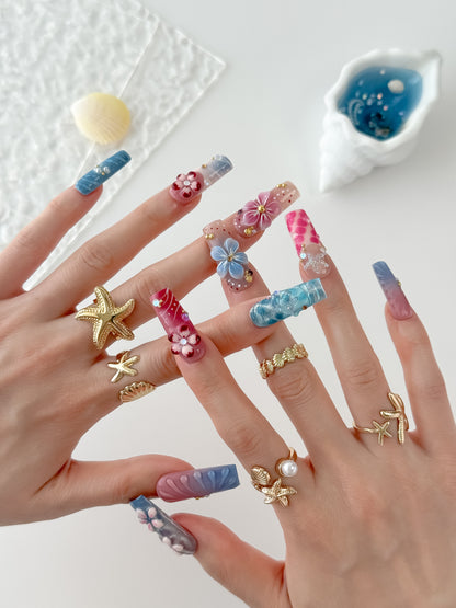 Seaside Sundae - NailVesta press-on nails image 2