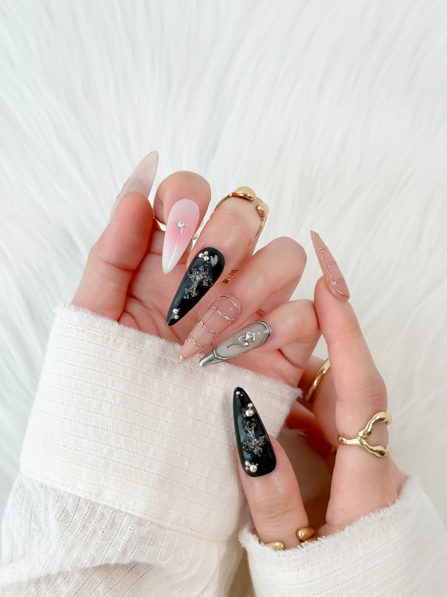 Starlit Rift - NailVesta press-on nails image 2