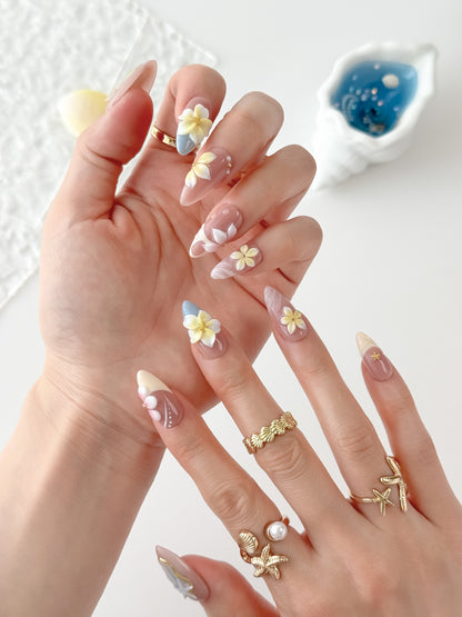 Sunlit Petals - NailVesta press-on nails image 2