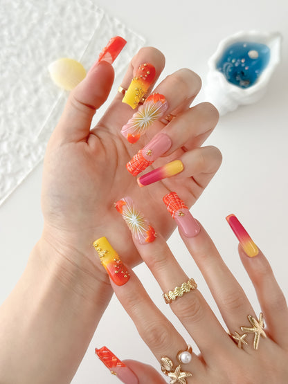 Tropic Shell - NailVesta press-on nails image 2