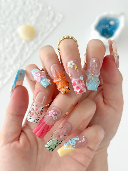 Tropical Breeze - NailVesta press-on nails image 2
