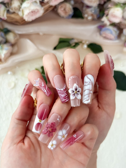 Velvet Flame - NailVesta press-on nails image 2