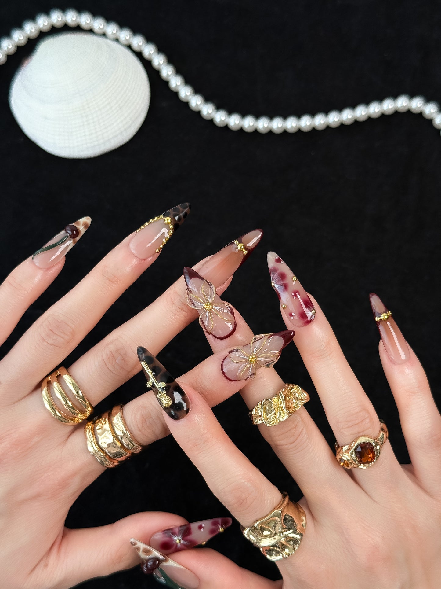 Vintage Cherry - NailVesta press-on nails image 2