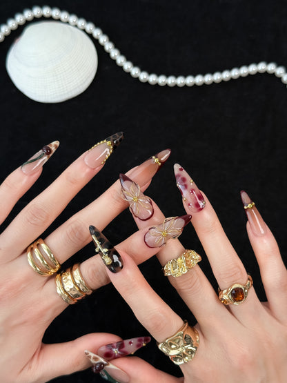 Vintage Cherry - NailVesta press-on nails image 2