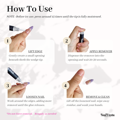 Nail Glue Remover Pen